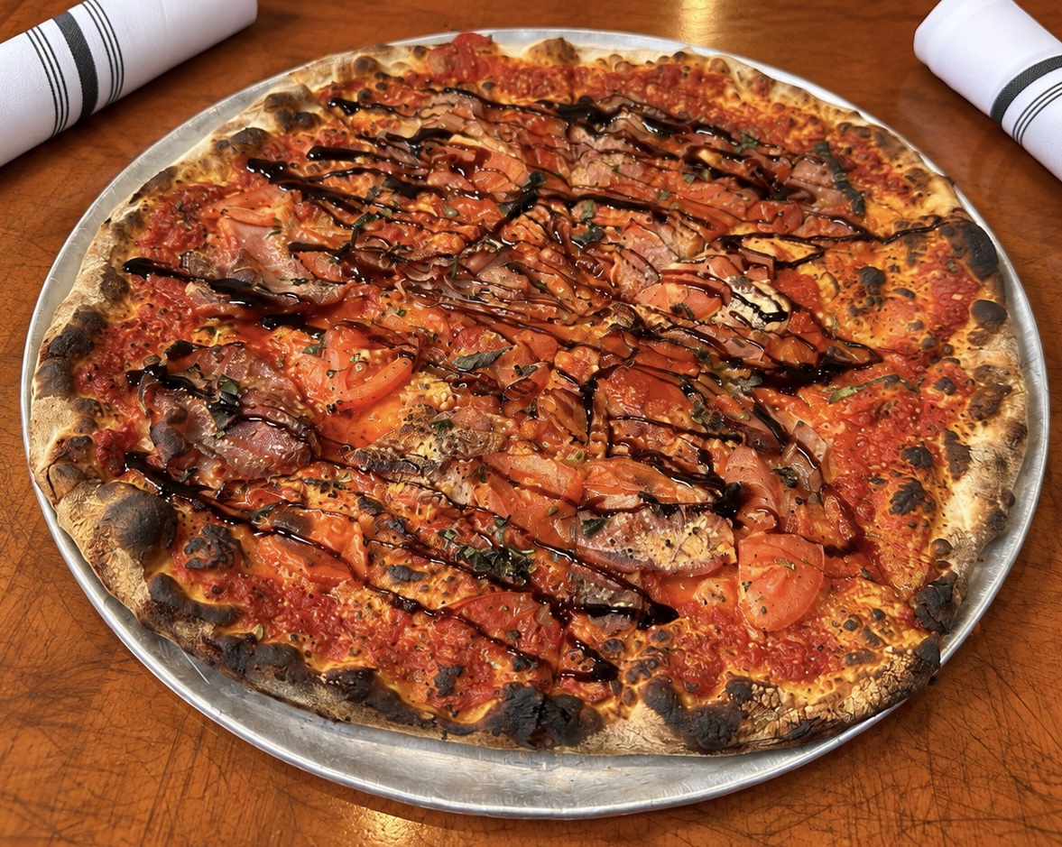 La Primavera pizza at Christos
