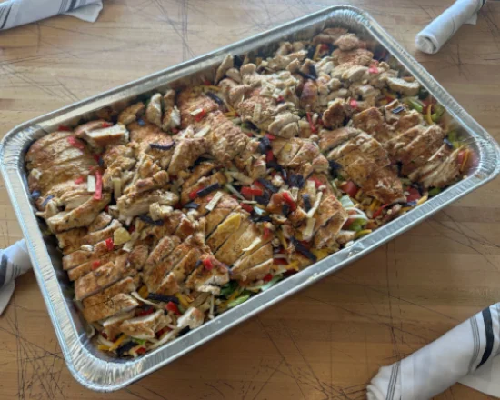 Christos full catering tray of chipotle chicken salad