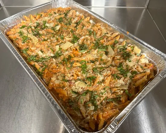 Christos full catering tray of penne ala vodka
